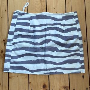 Zebra JCrew skirt